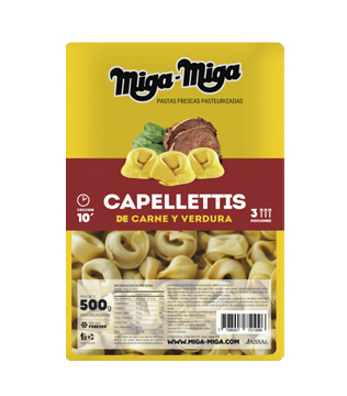 Miga Miga - Capeletis de Carne y Verdura