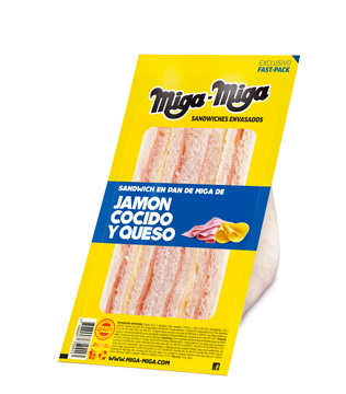 Miga Miga - Triple Jamón Cocido y Queso